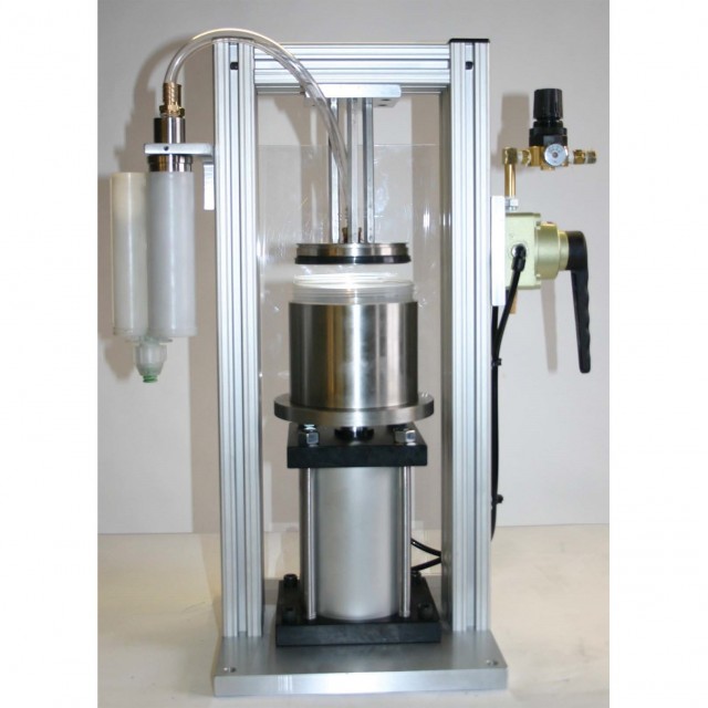 1액형 2액형 카트리지 시린지 용기 충진기 1k 2k cartridge filling machine